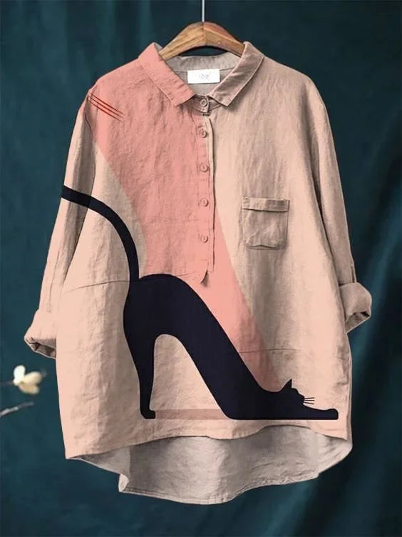 Урулу | Футболка с кошачьим искусством