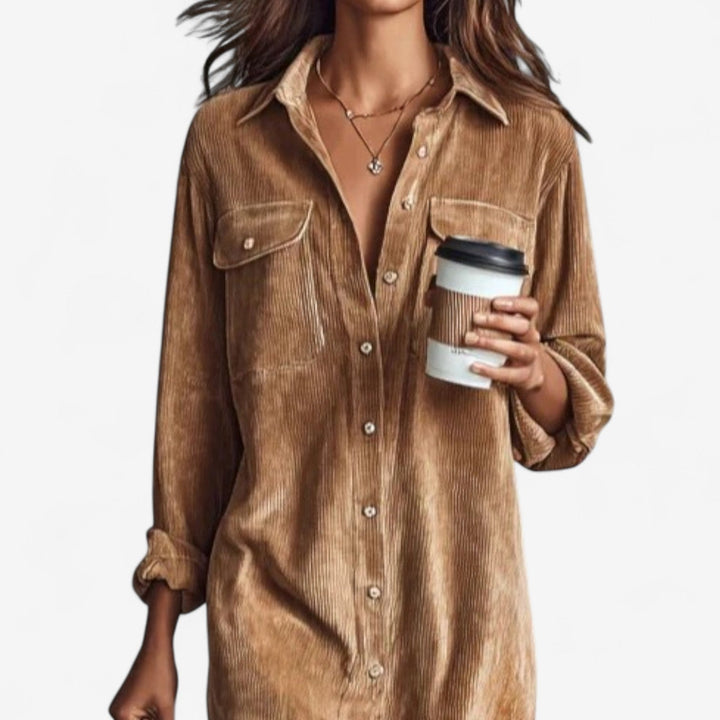 Anastacia™ Миди Платье из Вельвета