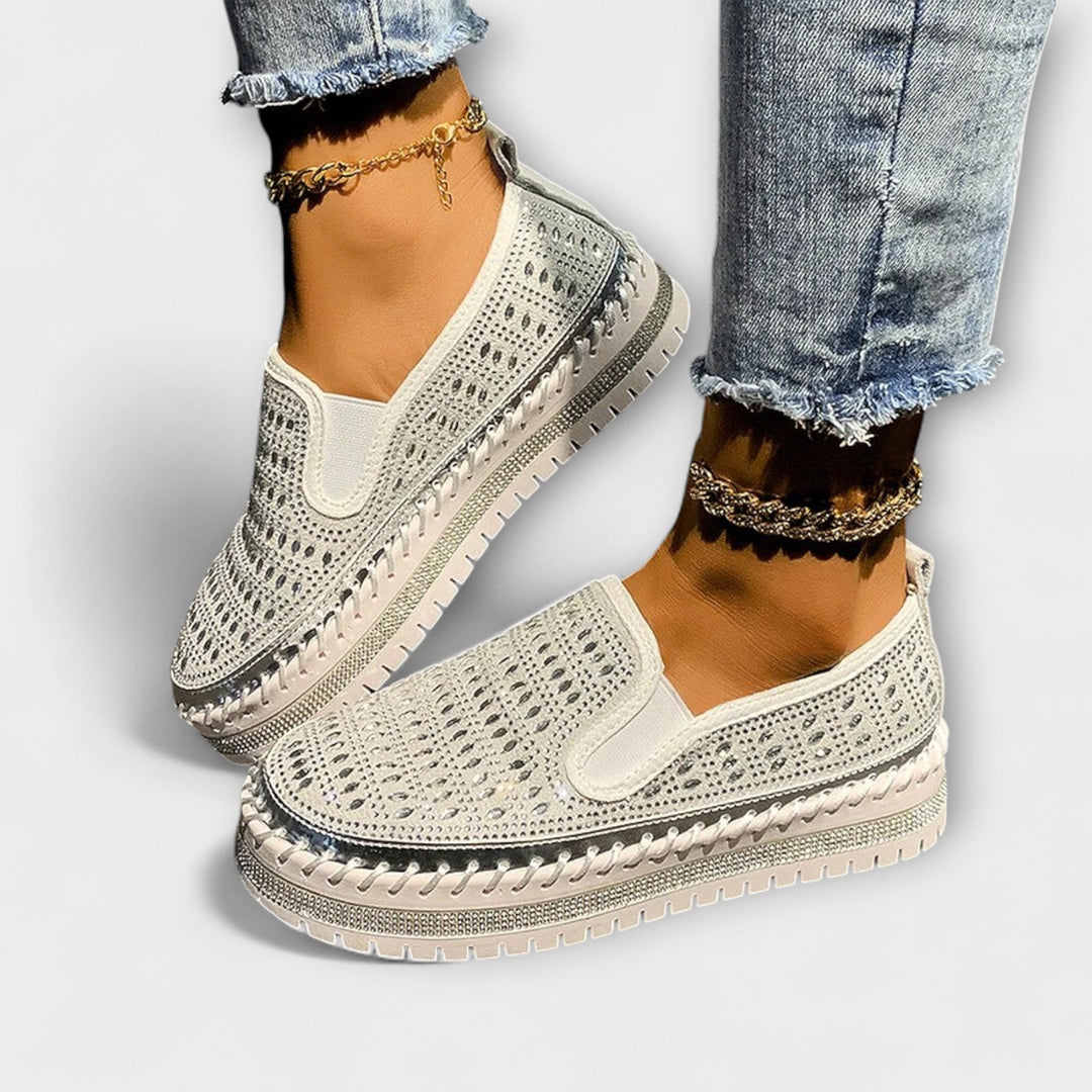 Талия – Легкие лоферы на платформе с круглым носом