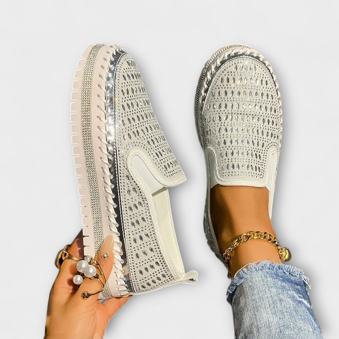 Талия – Легкие лоферы на платформе с круглым носом